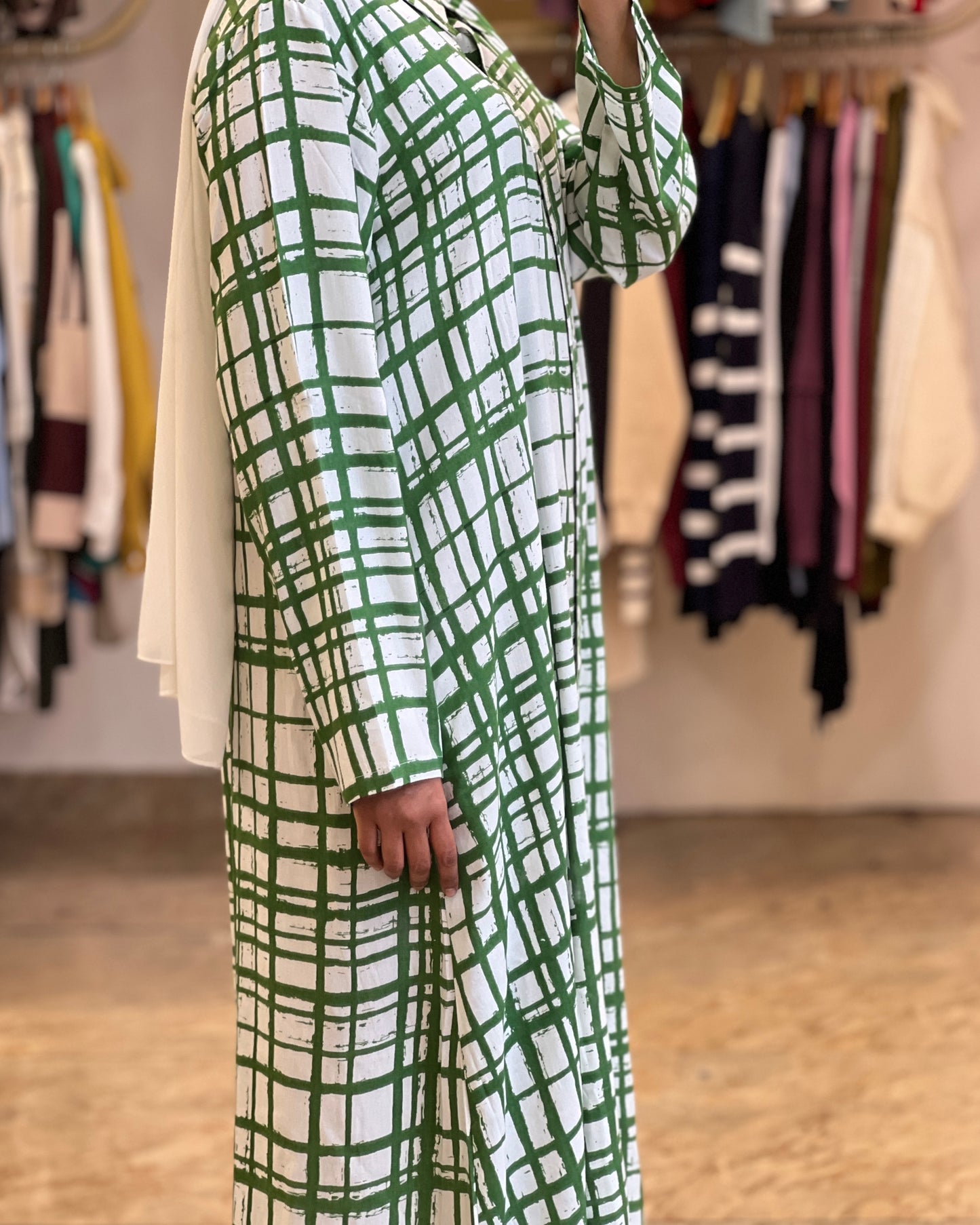 Tela by ash women check long top