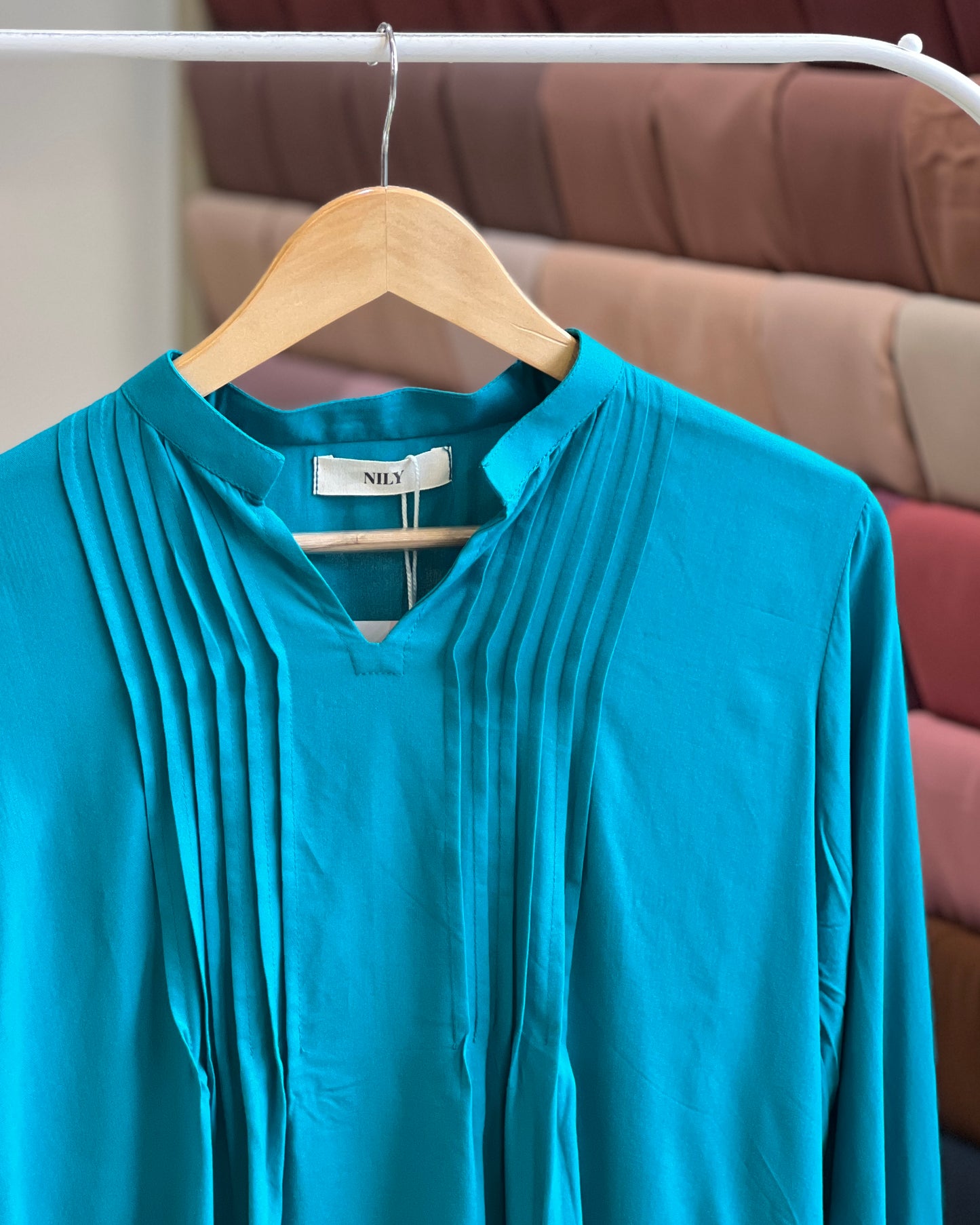 Tela by ash women pleated tunic top