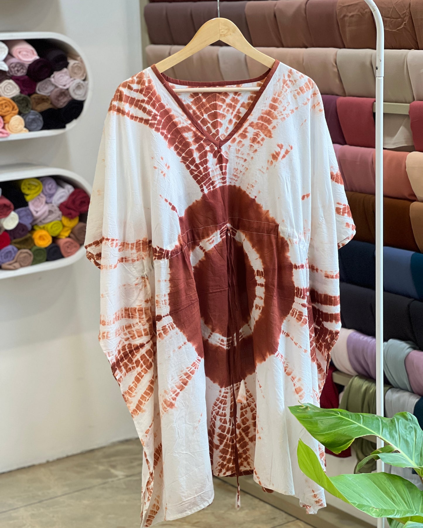 Tela by ash women tie dye kafthan