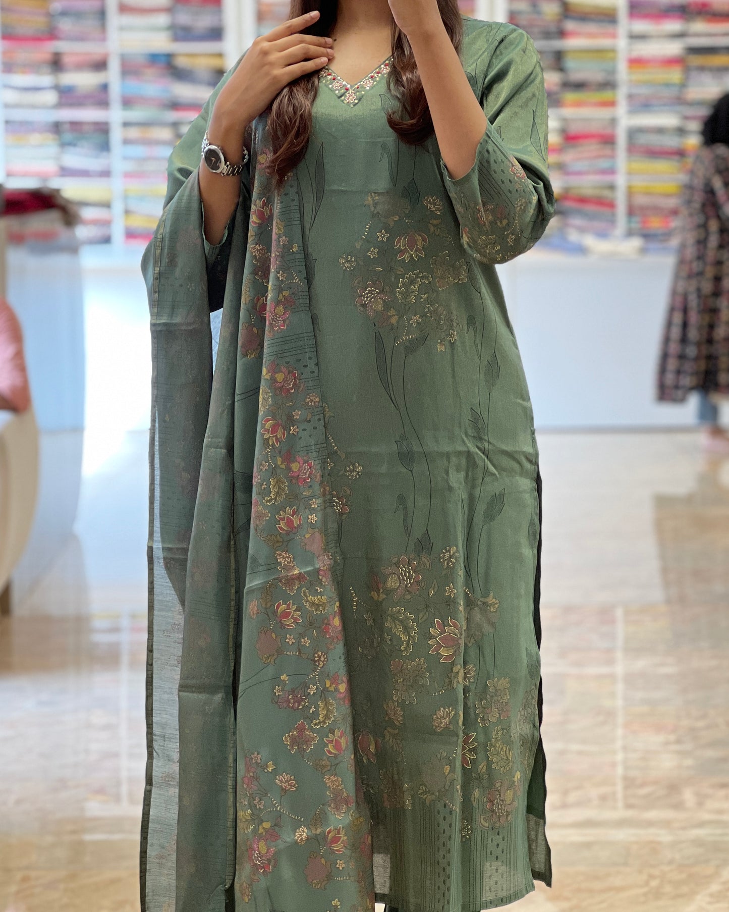 Tela by ash women slik salwar suit
