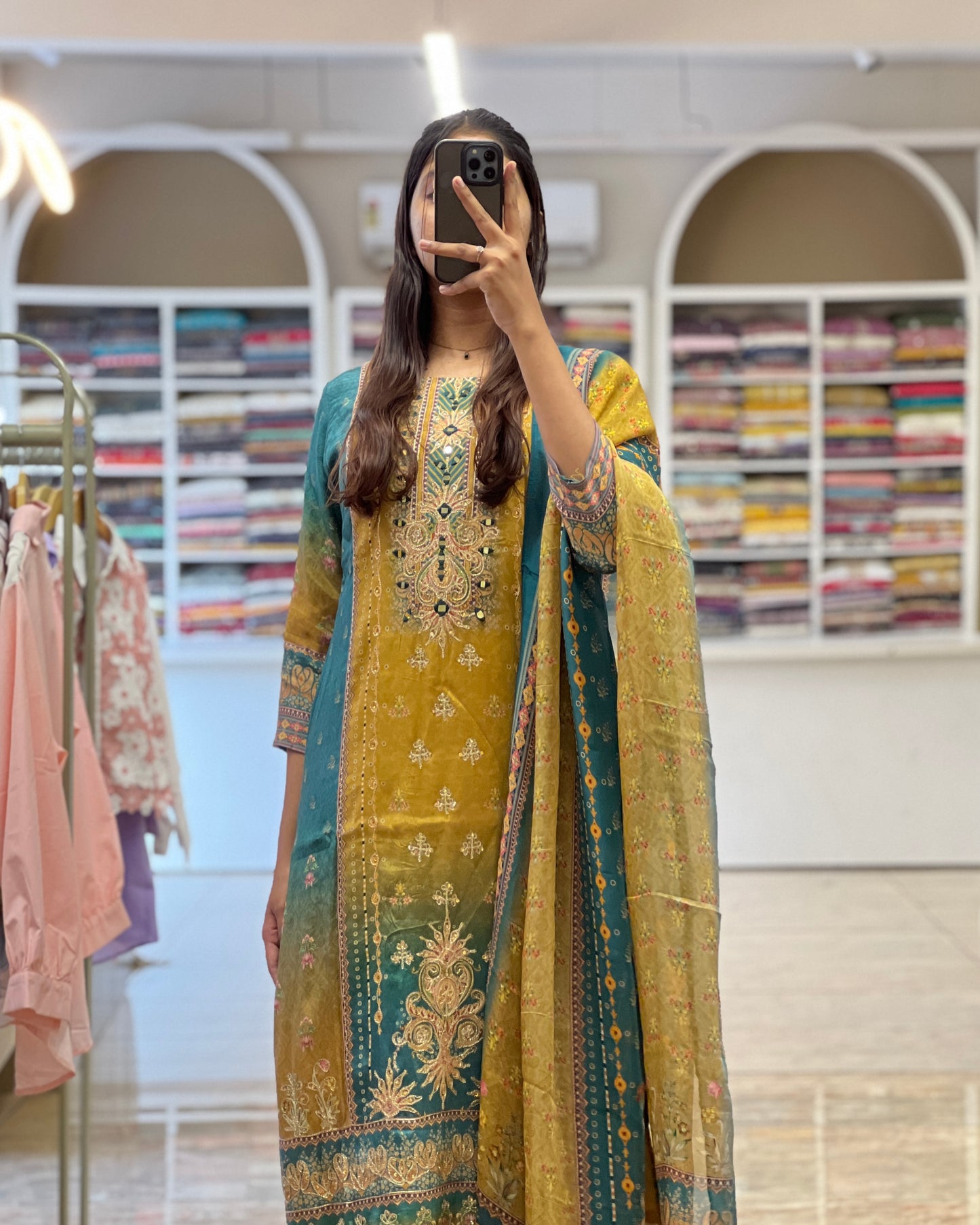 Tela by ash women muslin party wear salwar