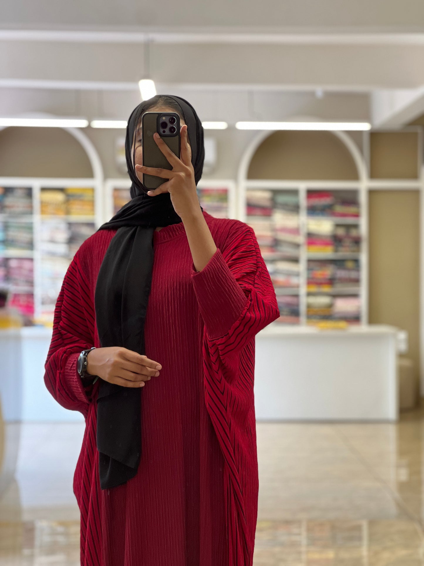 Women Imported Long Gown In Red