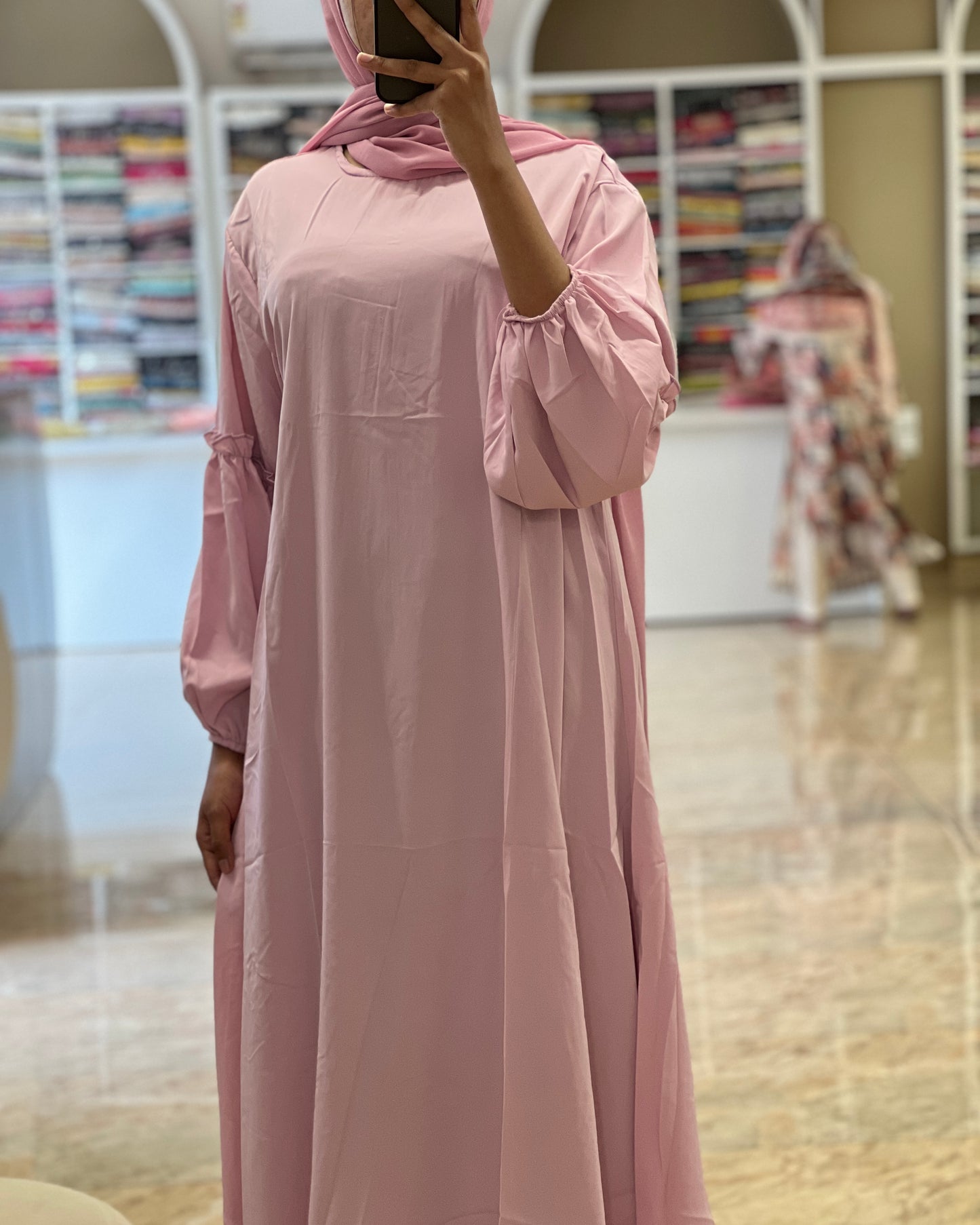 Women Pink Imported Long Gown