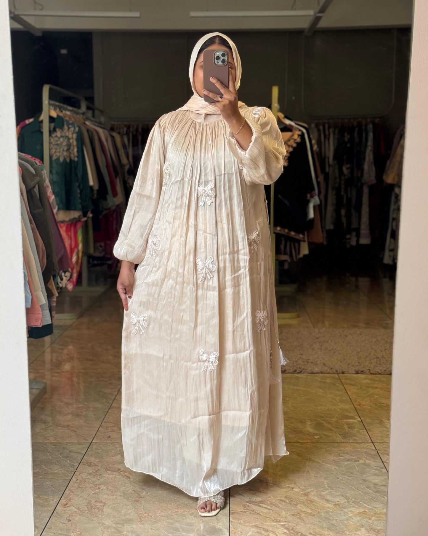 2xl shimmer gowns