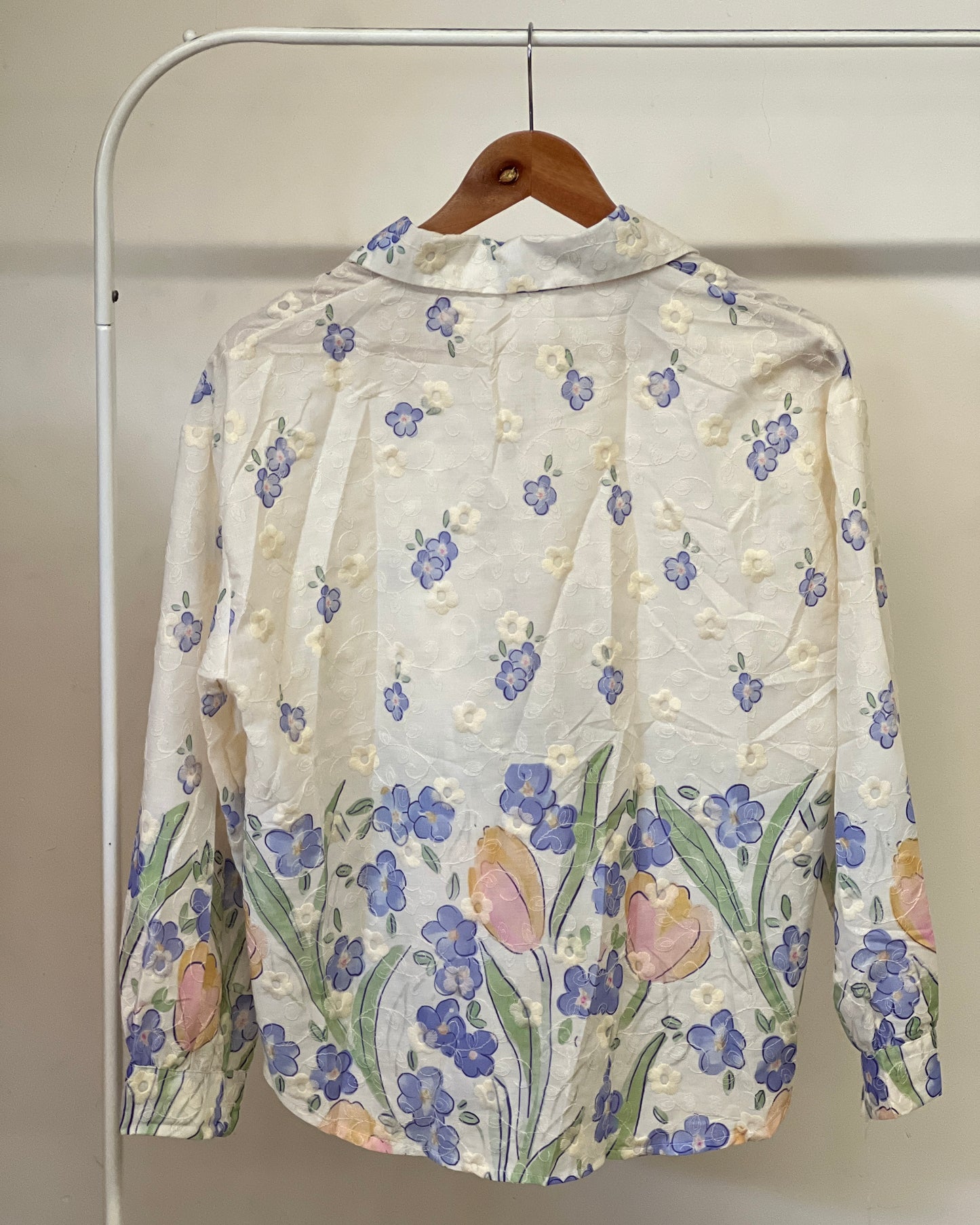 Tela by ash women imported embroidery shirt