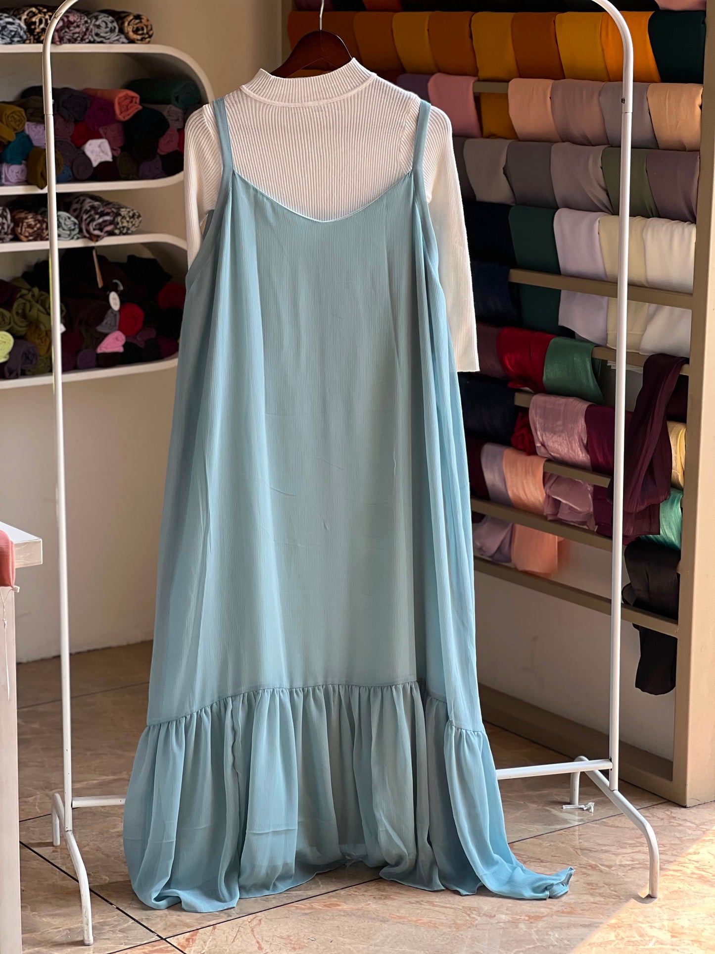 Romper with imported inner