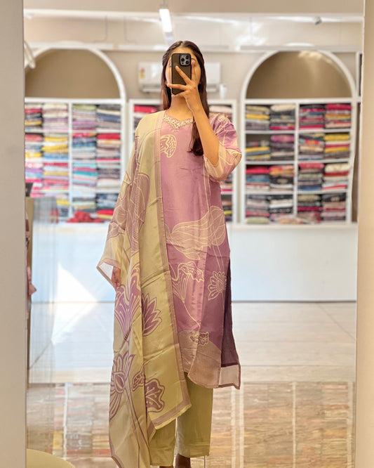 Tela by ash women Muslin printed salwar suit