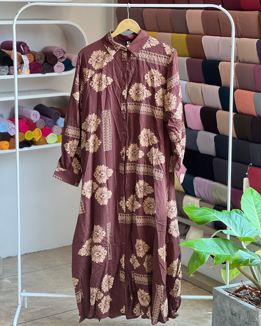 Women’s dark brown shirt