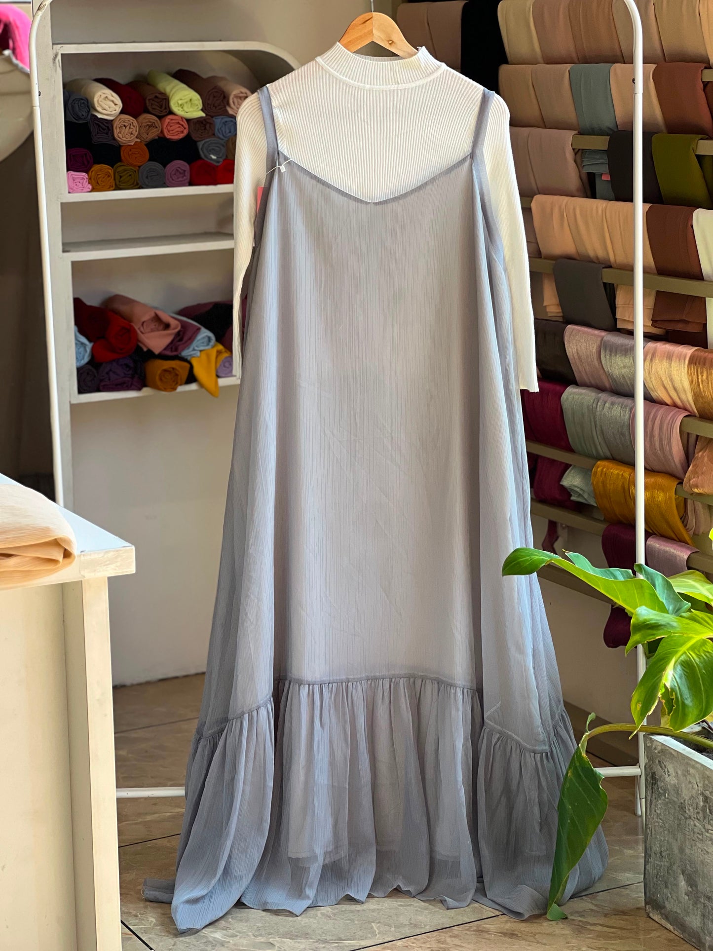Romper with imported inner