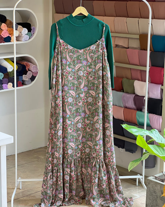 Tela by ash women paisley print pinafore