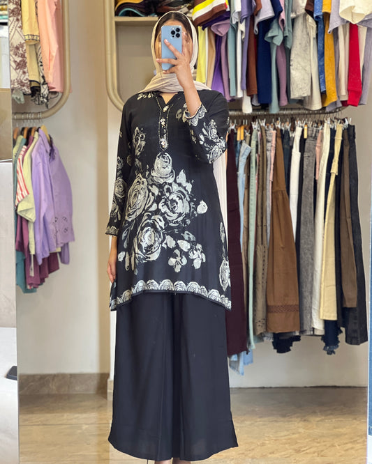 Black Printed co-ord set