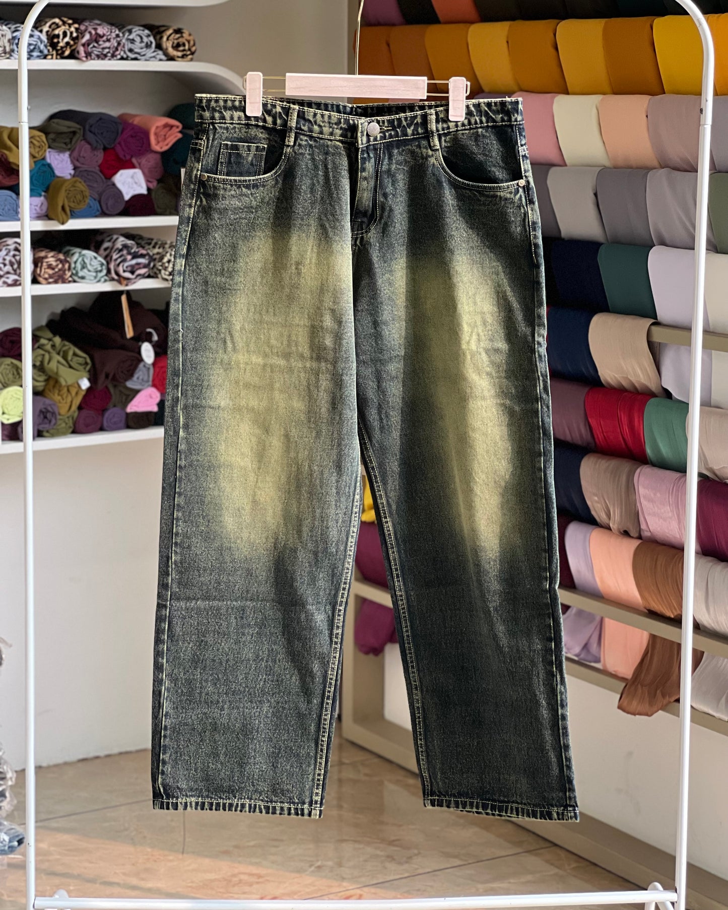 Plus size straight fit jean