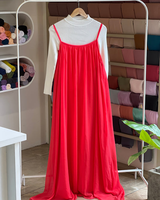 Tela buy ash women red pinafore