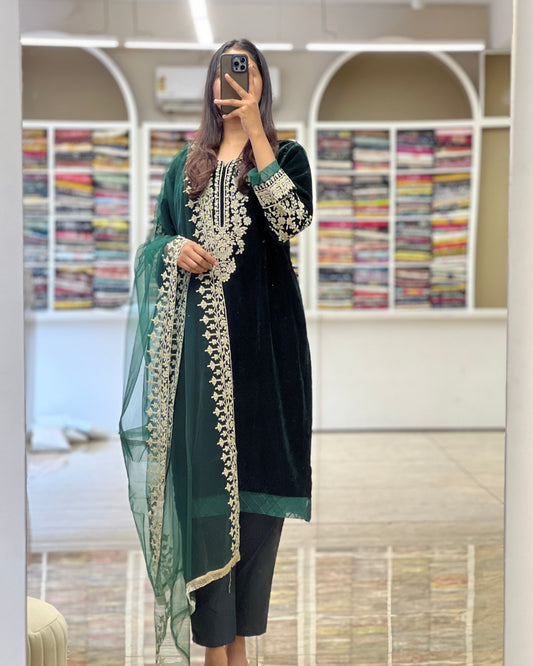 Tela by ash women viscose velvet suit set