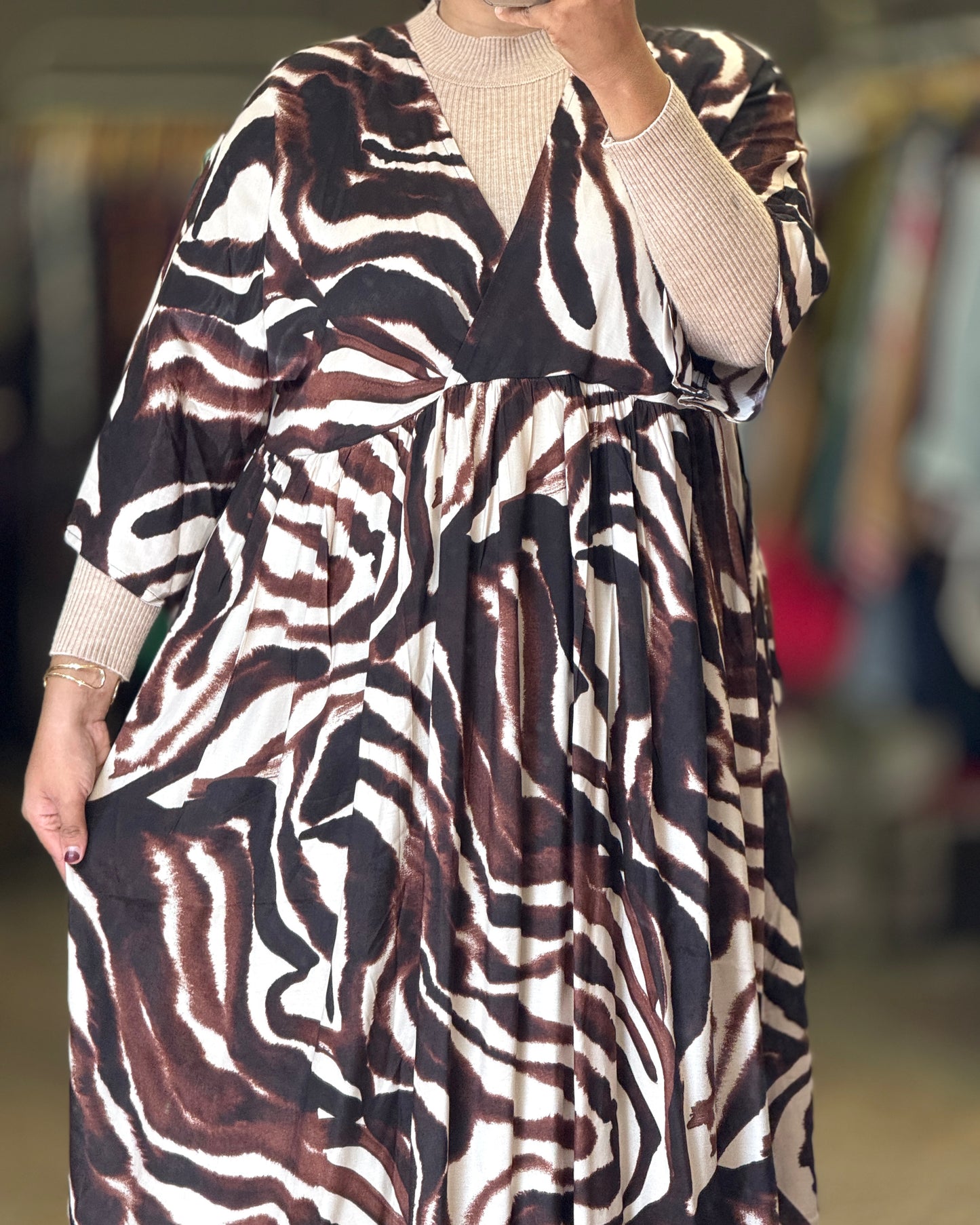 Wild Elegance Maxi Dress (with inner)