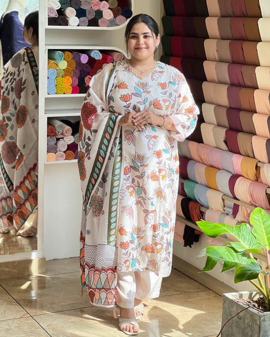 Muslin printed salwar