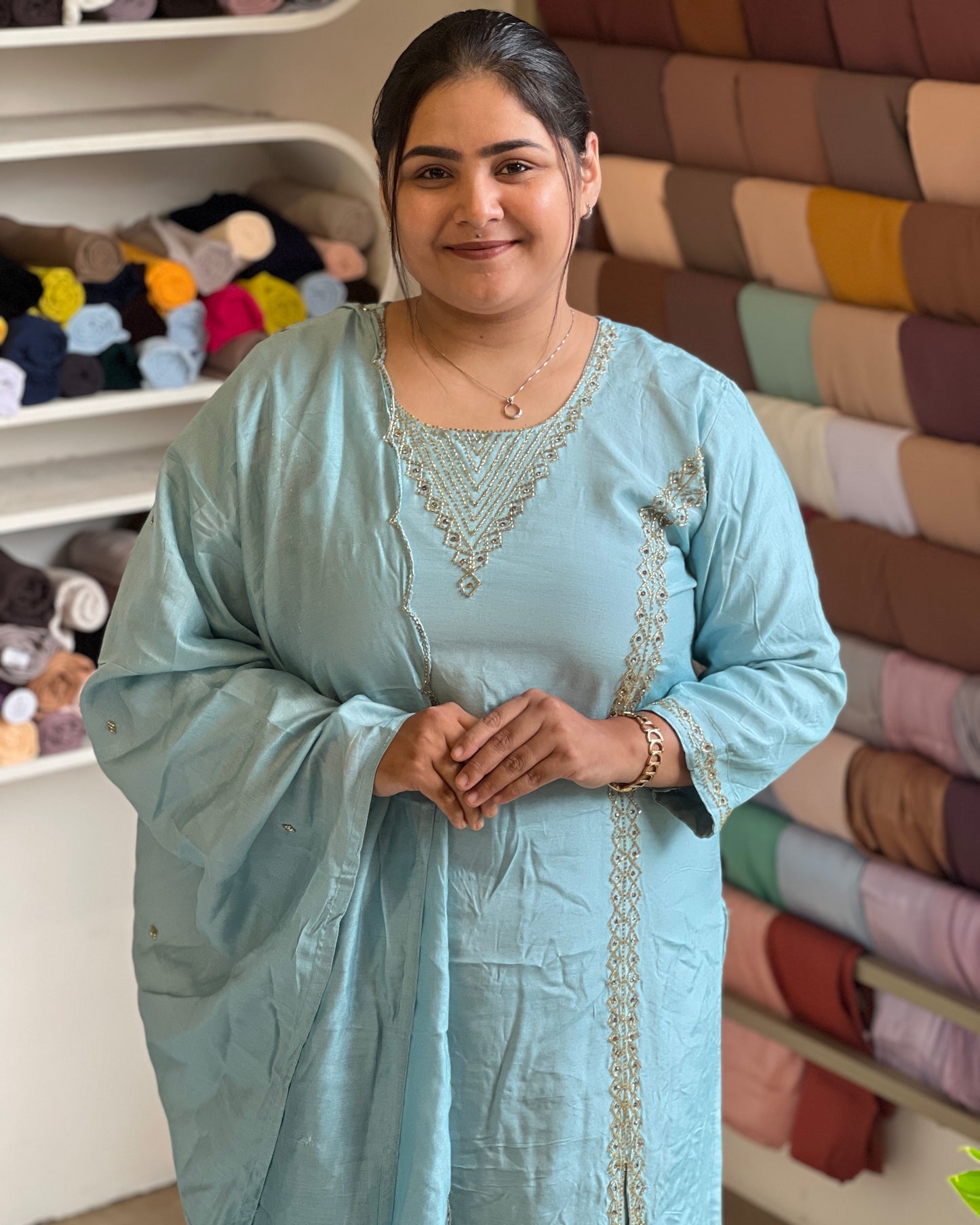 Plus size partywear salwar