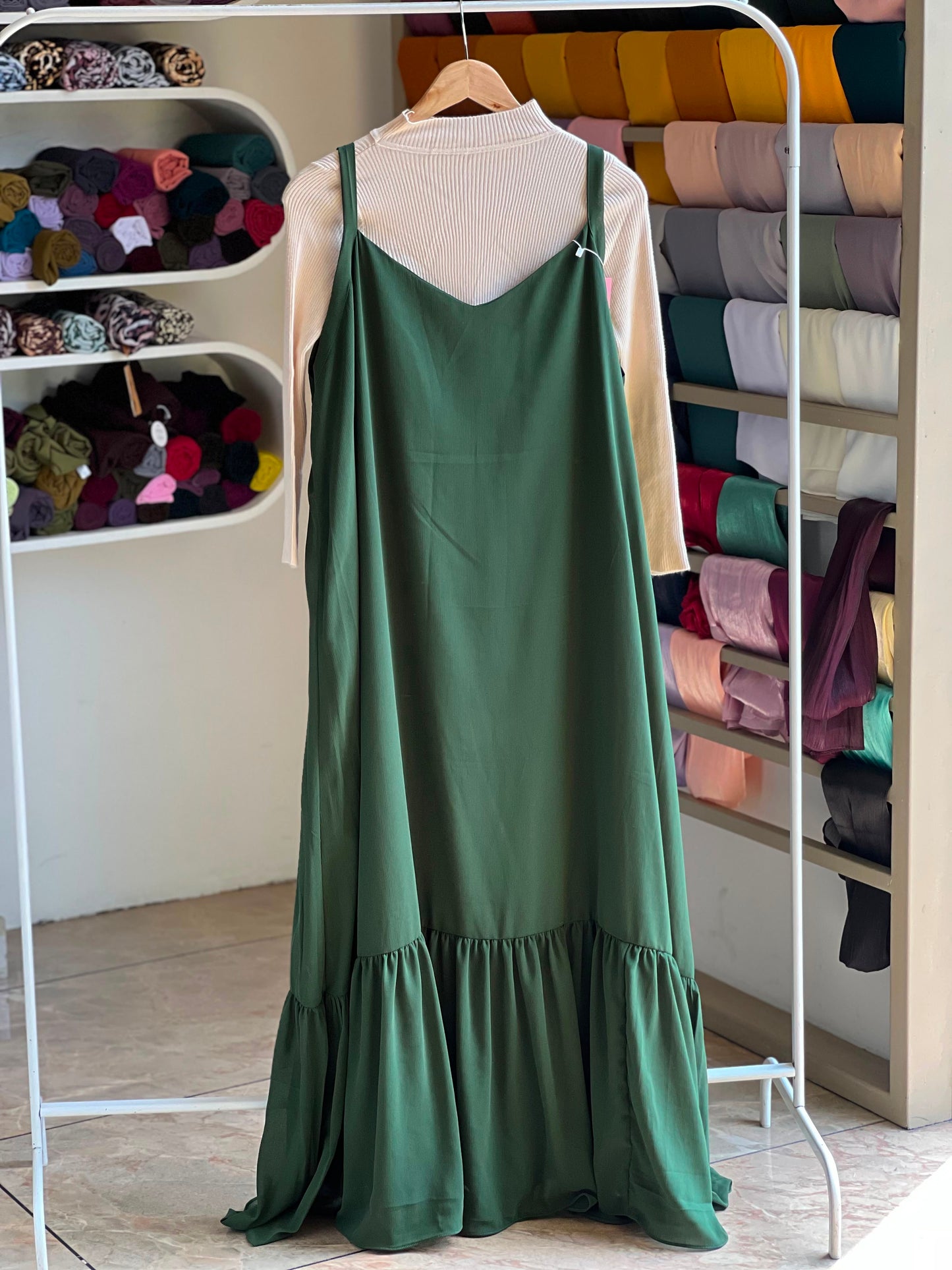 Romper with imported inner