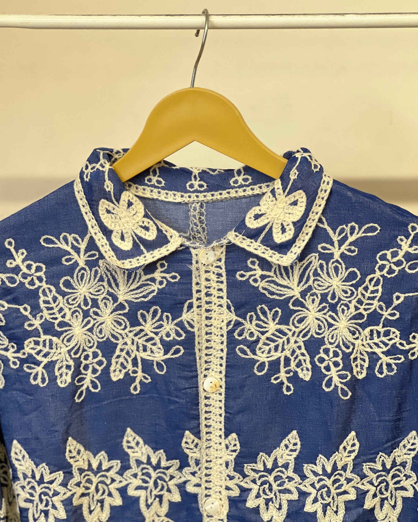 Tela by ash women embroidered shirt