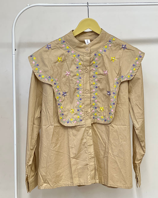Tela by ash women floral embroidery top