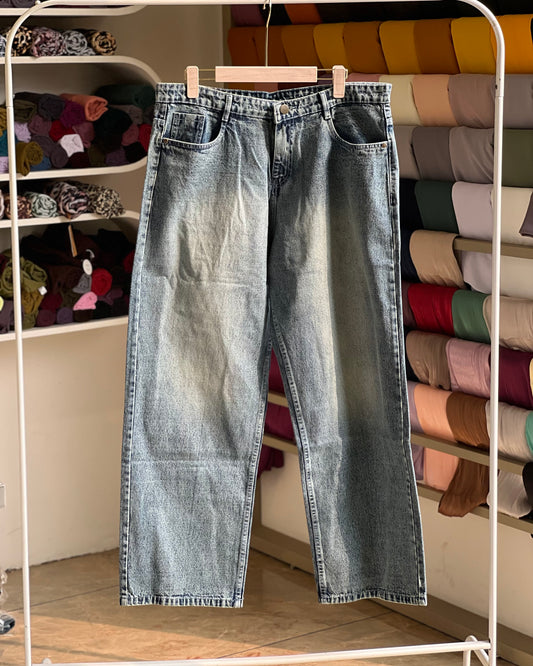 Plus size straight fit jean