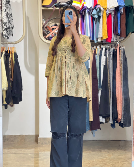 Women short printed Kurti