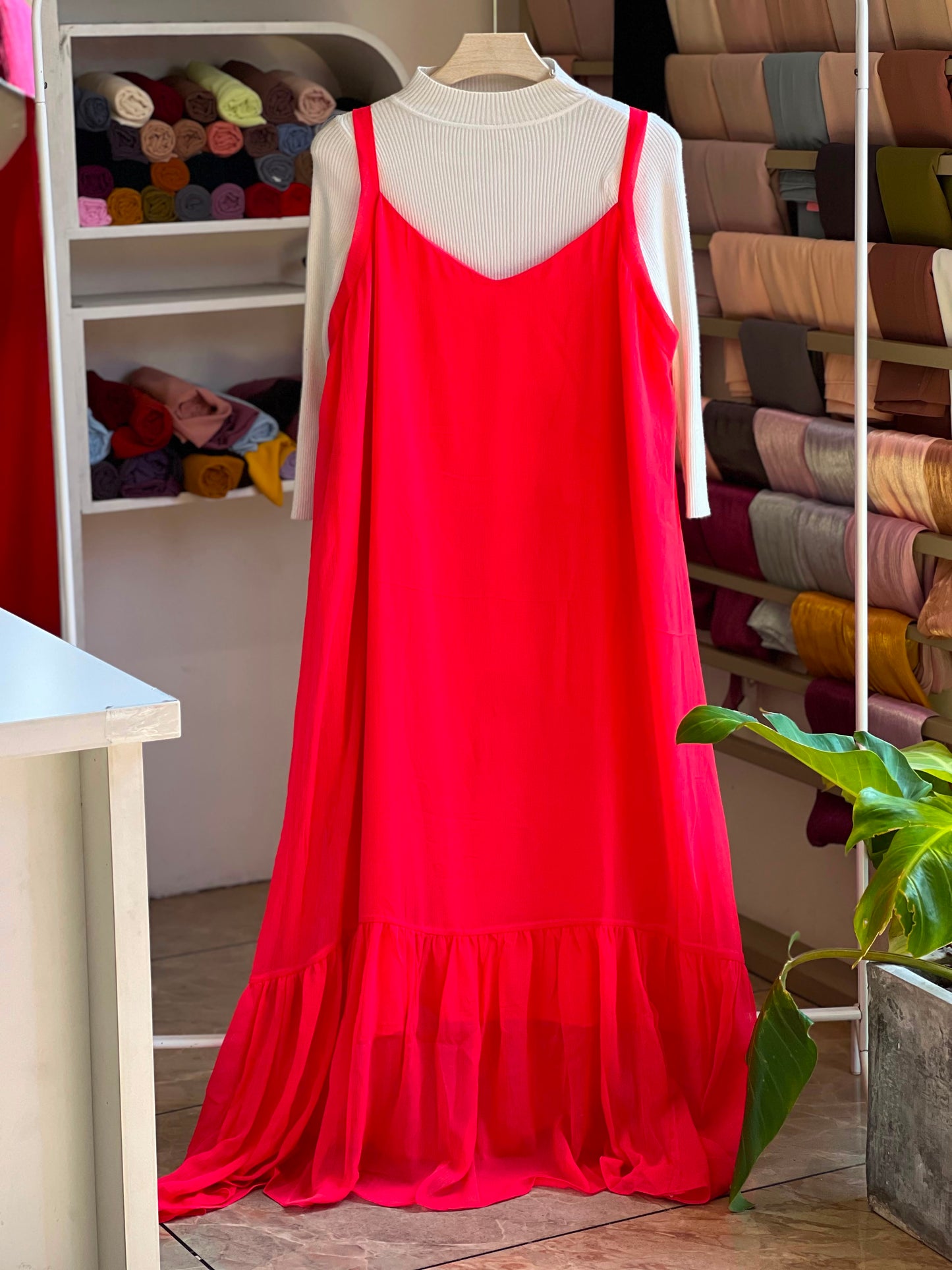 Romper with imported inner