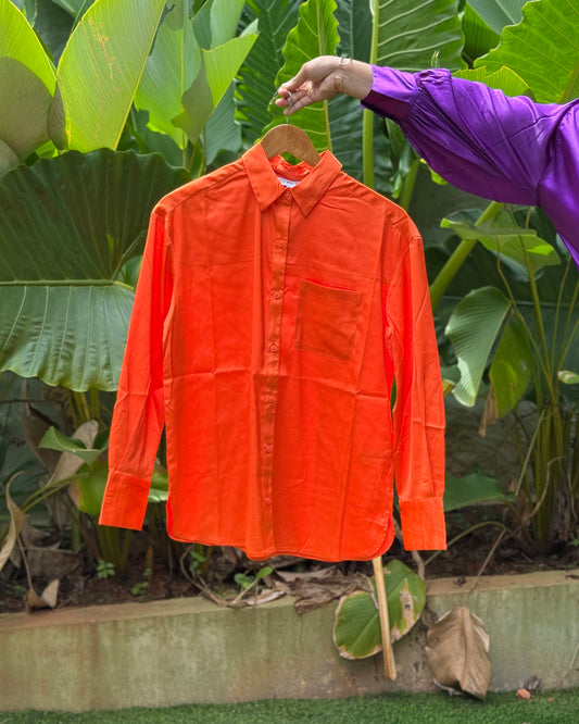 Satin vibrant shirts
