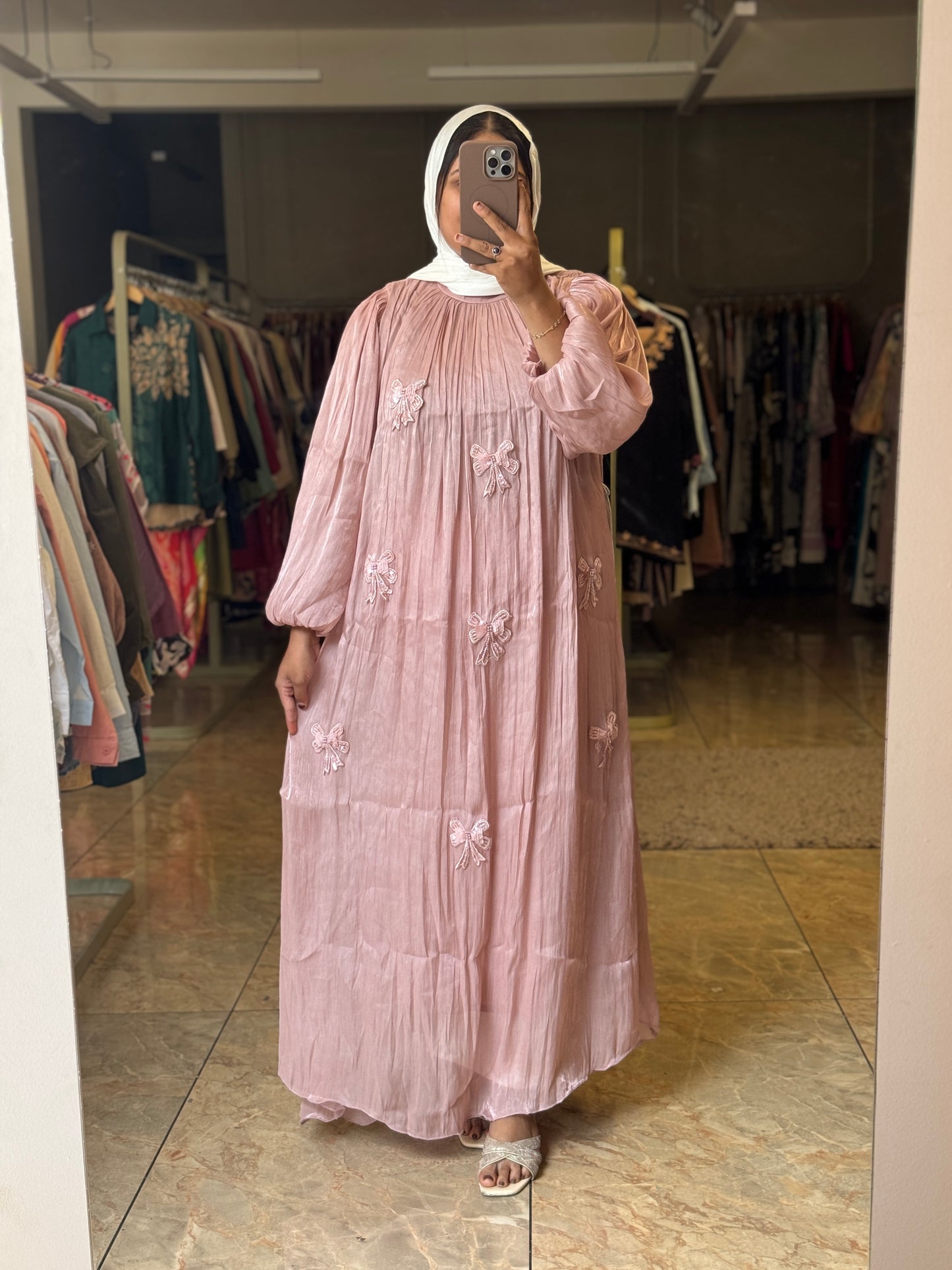 2xl shimmer gowns