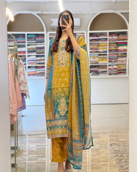 Tela by ash women muslin party wear salwar