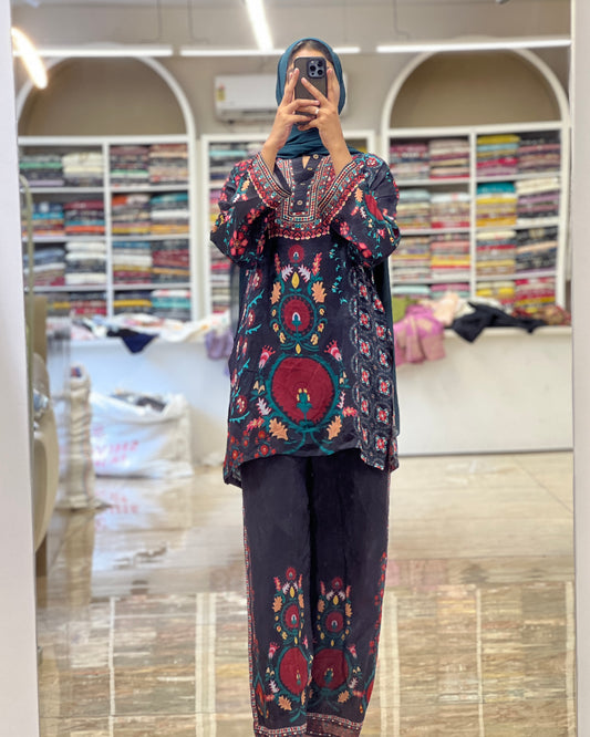Tela by ash women printed imported co-ord set