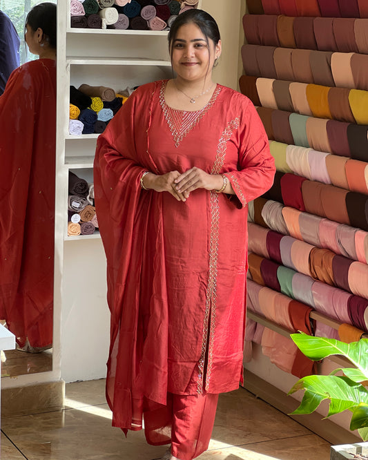 Plus size partywear salwar