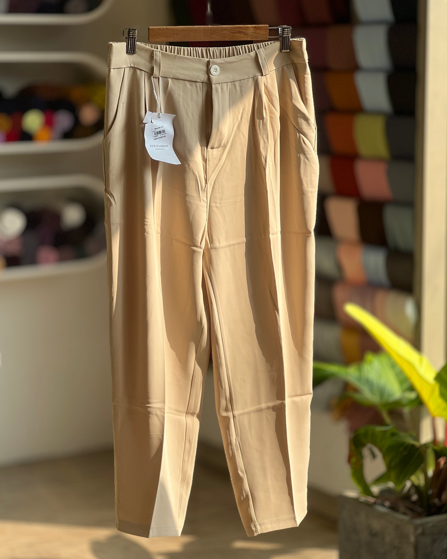 Korean momfit pants