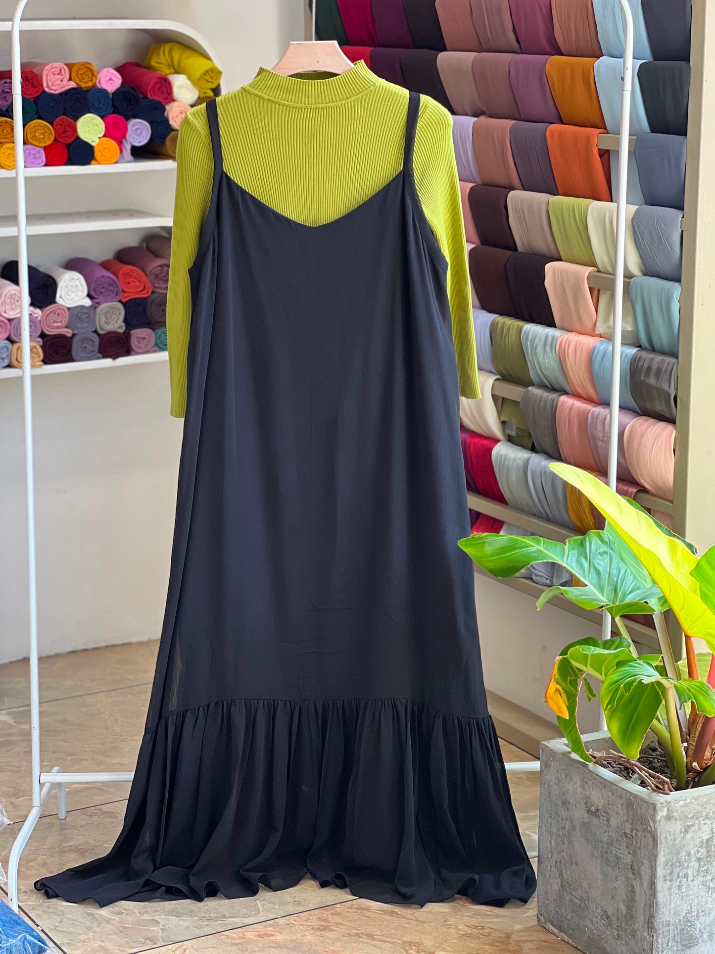 Romper with imported inner