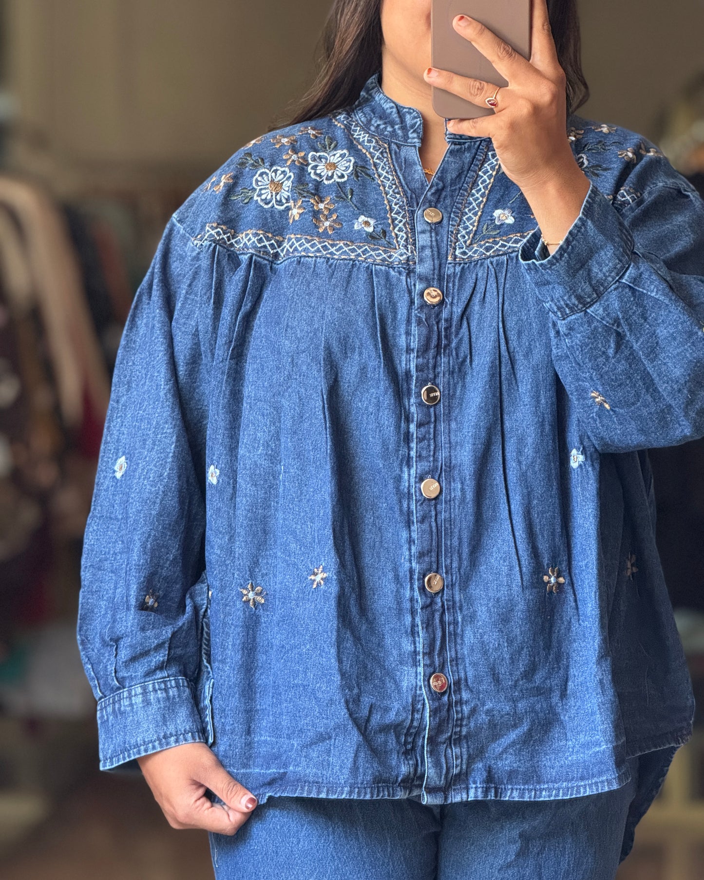 Denim cordset