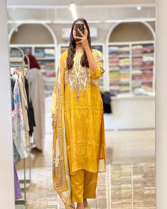 Tela by ash women muslin salwar suit set