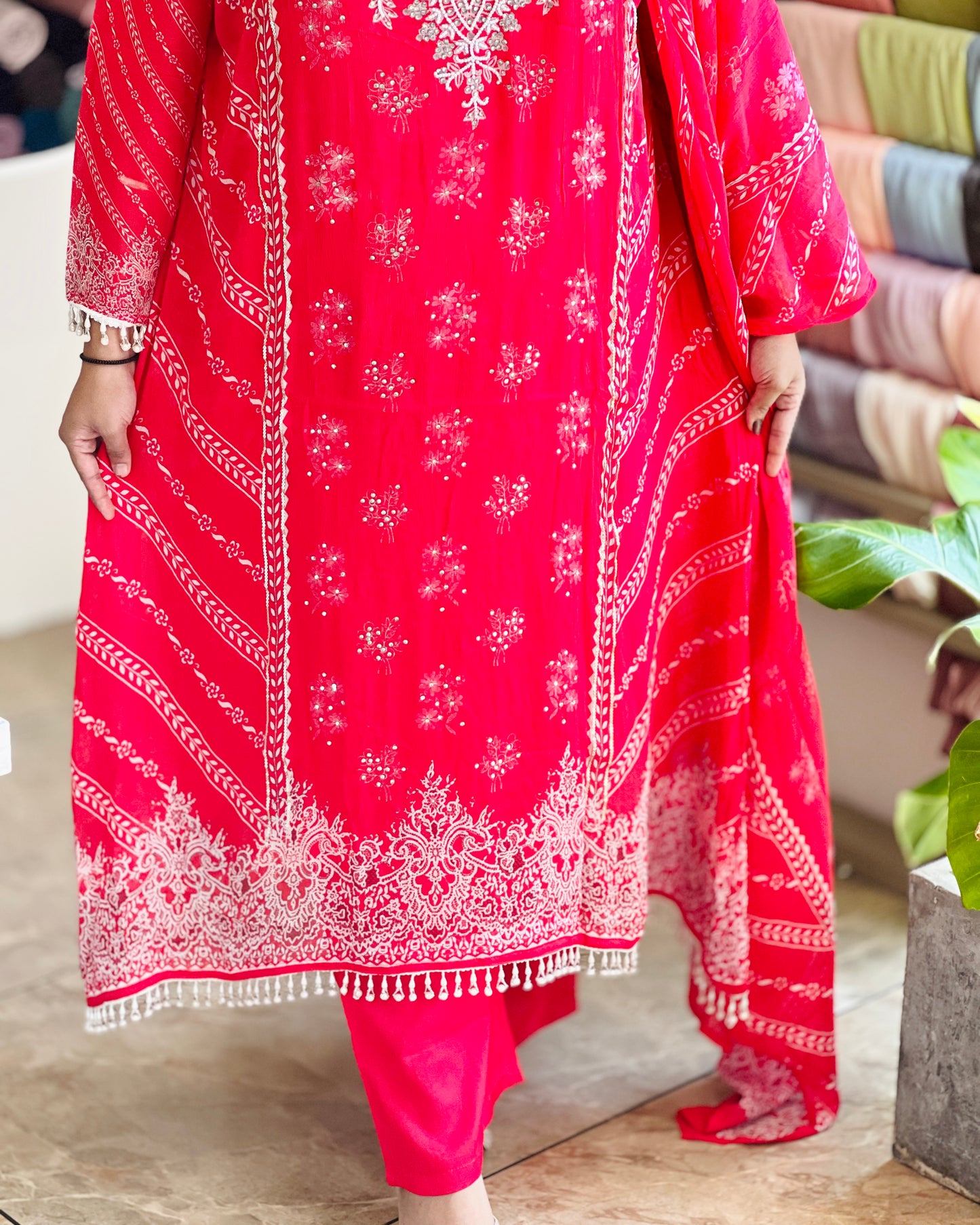 Pakistani partywear salwar