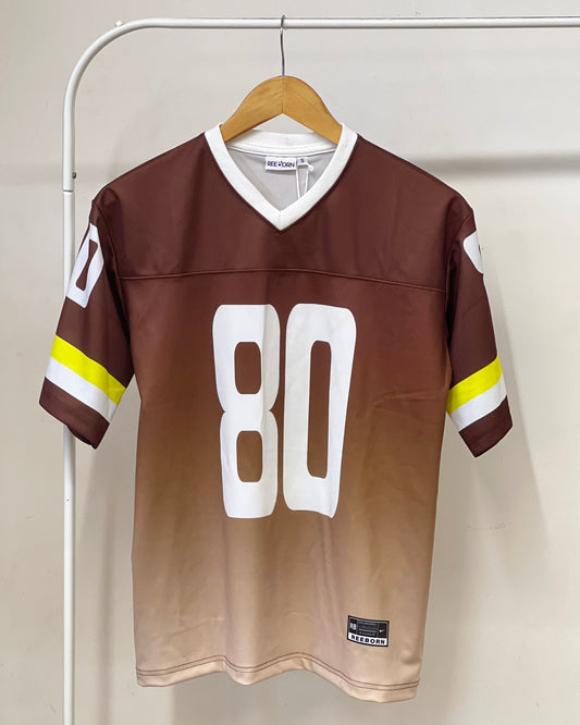 Tela by ash women brown v-neck jersey