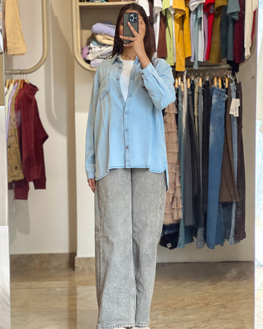 Tela by ash women denim shirt
