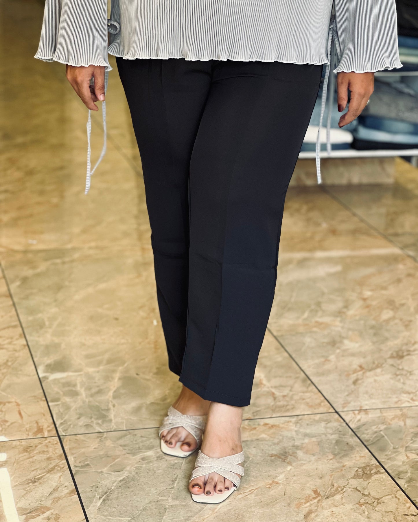 Korean momfit pants