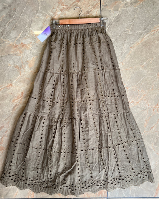 Tela by ash women bohemian maxi skirt