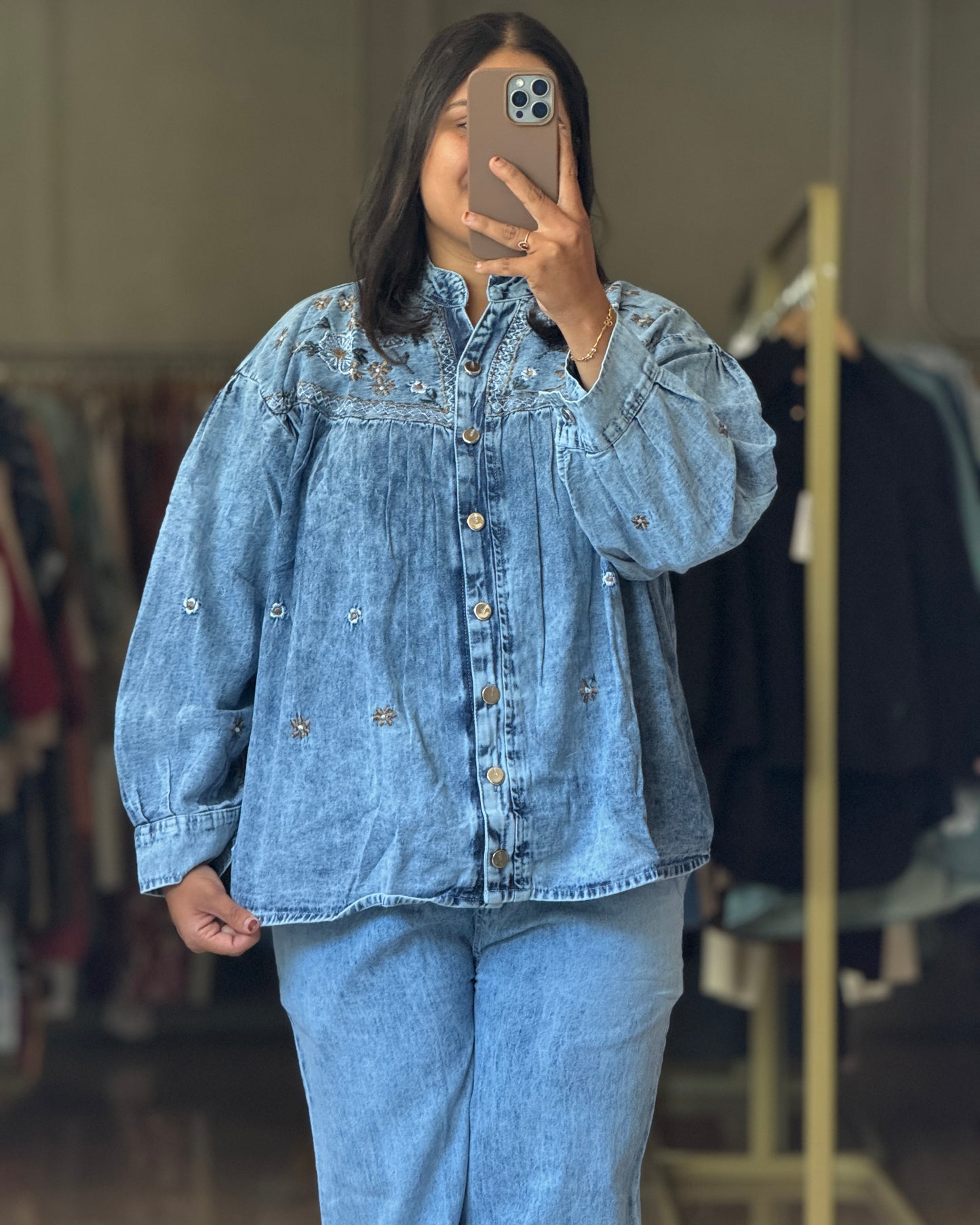 Denim cordset