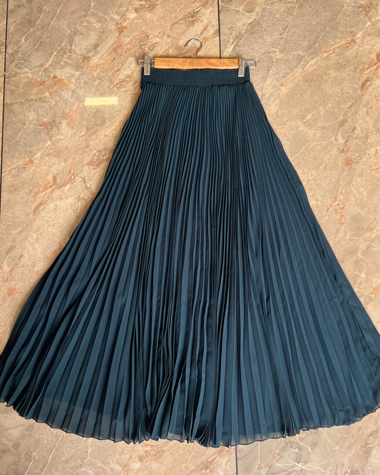 Tela by ash women flared pleated skirt