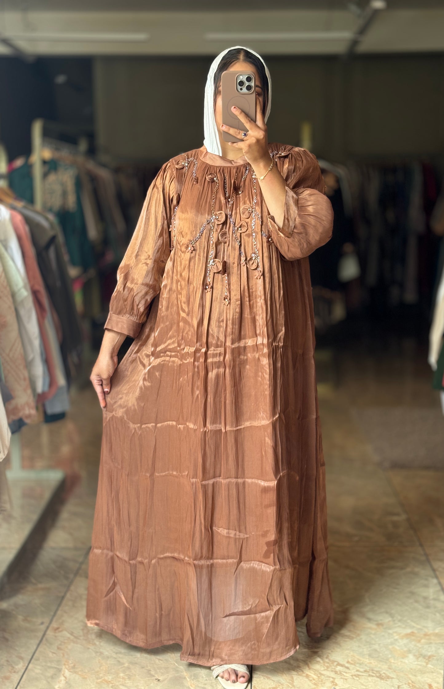 4xl shimmer gown