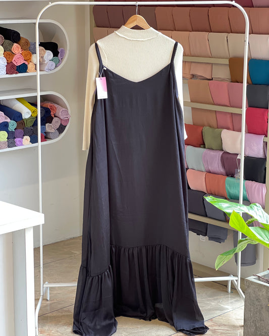 Tela by ash women black pinafore
