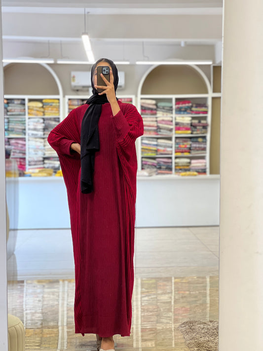 Women Imported Long Gown In Red