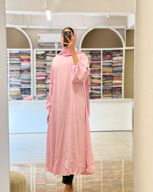 Women Pink Imported Long Gown